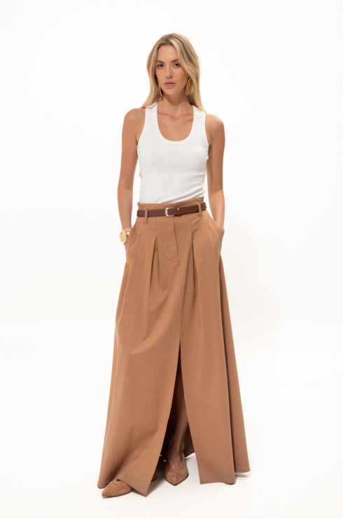 スカート AVANDRESS Rien Long Skirt KHAKI ZD41SK05KHA PRODUCT PHOTOS - 2025-05-